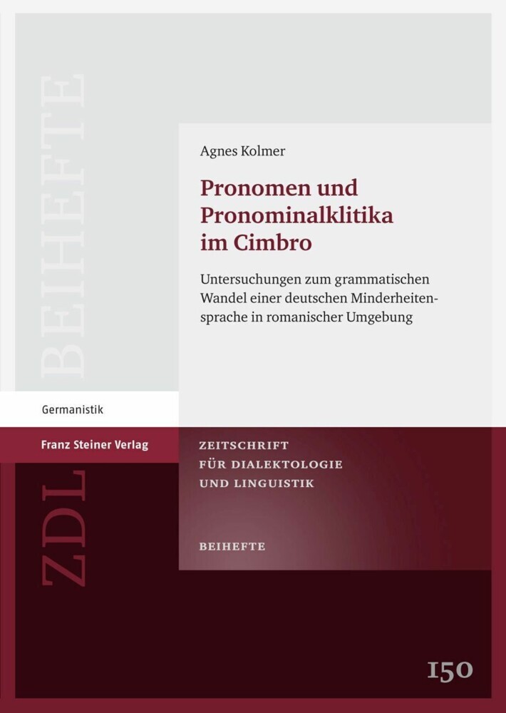 Pronomen und Pronominalklitika im Cimbro main product photo