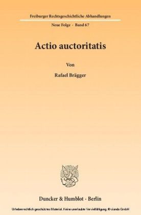 Actio auctoritatis.