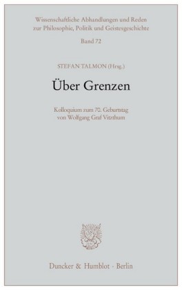 Über Grenzen.