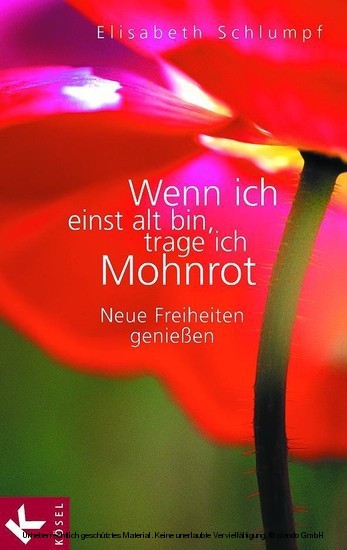 Wenn ich einst alt bin, trage ich Mohnrot main product photo