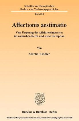 Affectionis aestimatio.