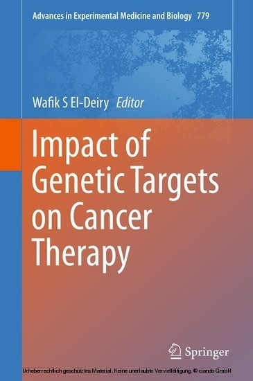 Impact of Genetic Targets on Cancer Therapy main product photo