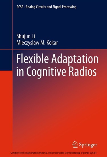 Flexible Adaptation in Cognitive Radios main product photo