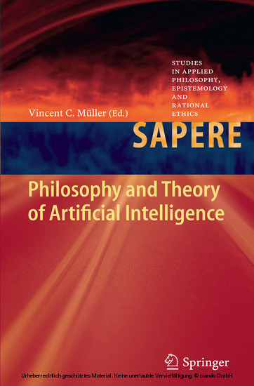 Philosophy and Theory of Artificial Intelligence main product photo