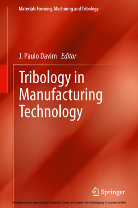 Tribology in Manufacturing Technology