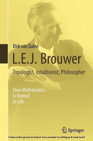 L.E.J. Brouwer - Topologist, Intuitionist, Philosopher main product photo