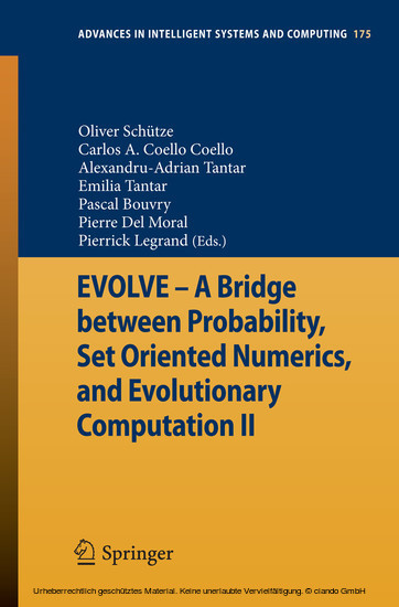 EVOLVE - A Bridge between Probability, Set Oriented Numerics, and Evolutionary Computation II main product photo