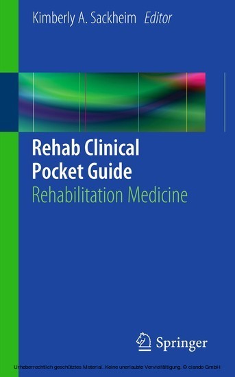 Rehab Clinical Pocket Guide main product photo