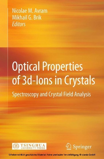 Optical Properties of 3d-Ions in Crystals main product photo