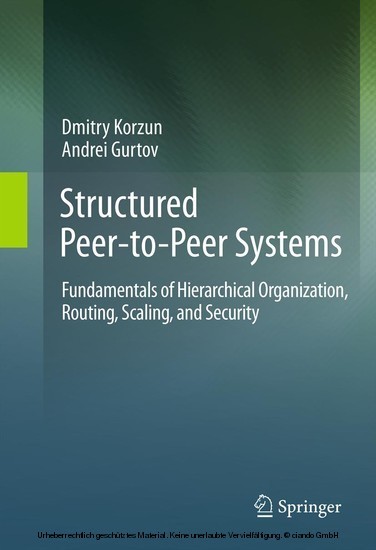 Structured Peer-to-Peer Systems main product photo