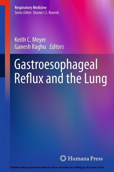 Gastroesophageal Reflux and the Lung main product photo