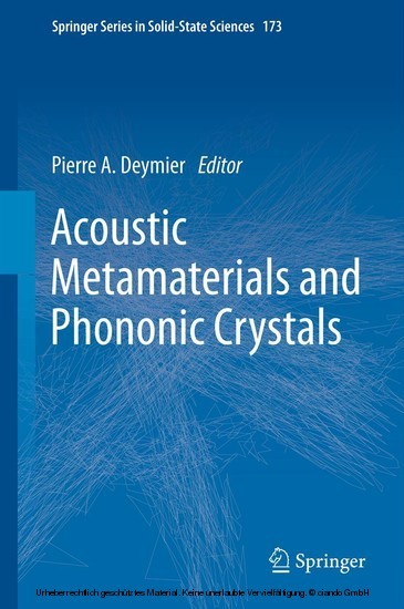 Acoustic Metamaterials and Phononic Crystals main product photo