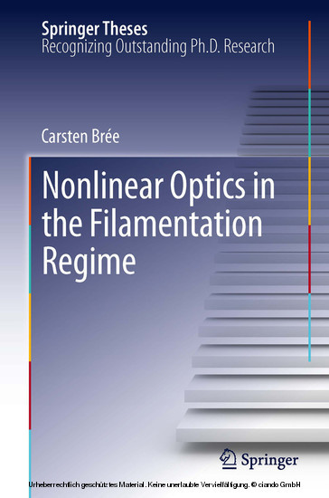 Nonlinear Optics in the Filamentation Regime main product photo