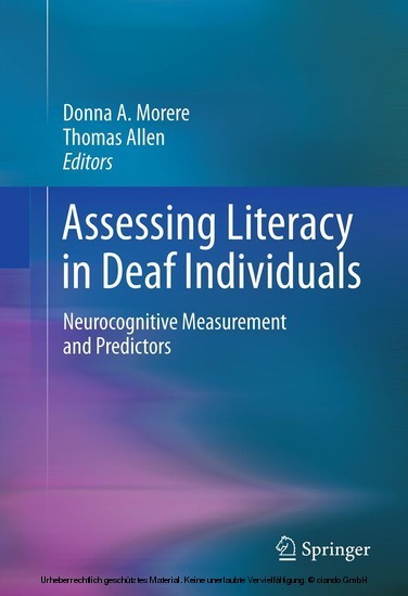 Assessing Literacy in Deaf Individuals main product photo