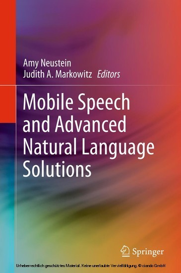 Mobile Speech and Advanced Natural Language Solutions main product photo