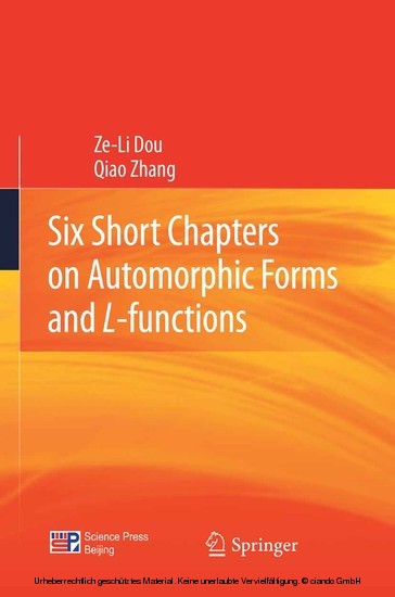 Six Short Chapters on Automorphic Forms and L-functions main product photo