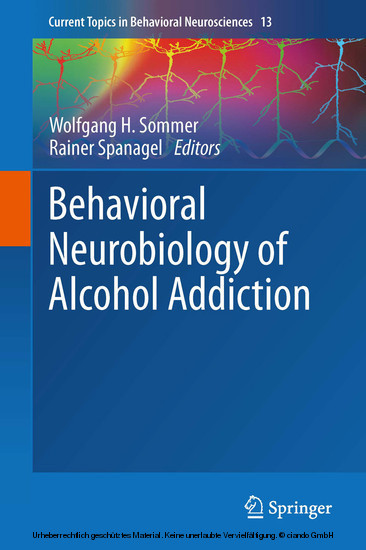 Behavioral Neurobiology of Alcohol Addiction main product photo