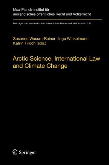 Arctic Science, International Law and Climate Change main product photo