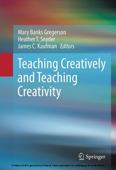 Teaching Creatively and Teaching Creativity main product photo