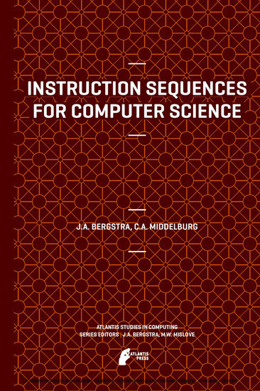 Instruction Sequences for Computer Science main product photo
