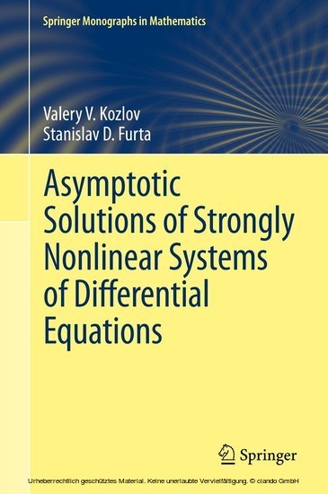 Asymptotic Solutions of Strongly Nonlinear Systems of Differential Equations main product photo