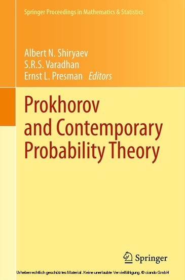 Prokhorov and Contemporary Probability Theory main product photo