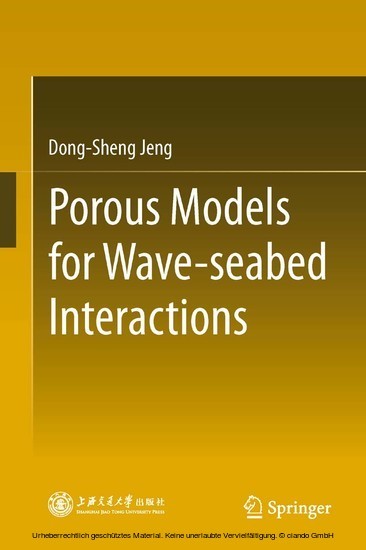Porous Models for Wave-seabed Interactions main product photo