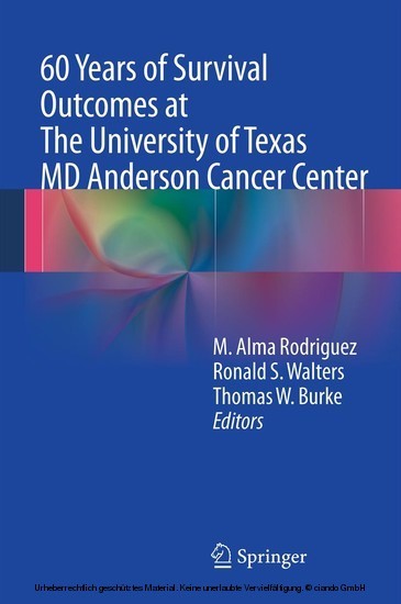 60 Years of Survival Outcomes at The University of Texas MD Anderson Cancer Center main product photo
