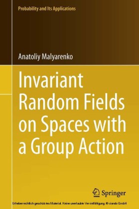 Invariant Random Fields on Spaces with a Group Action