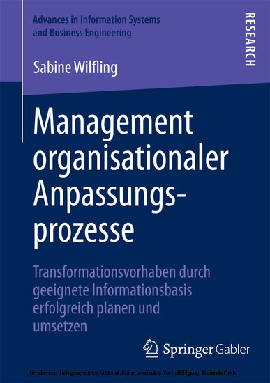 Management organisationaler Anpassungsprozesse main product photo