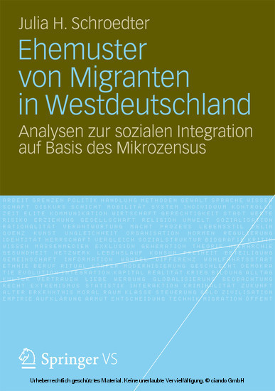 Ehemuster von Migranten in Westdeutschland main product photo