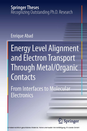 Energy Level Alignment and Electron Transport Through Metal/Organic Contacts