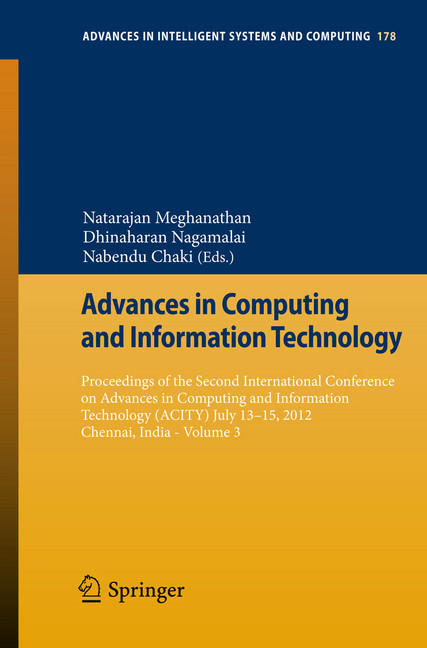 Advances in Computing and Information Technology main product photo