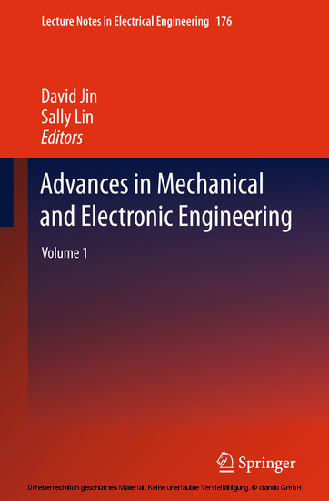 Advances in Mechanical and Electronic Engineering main product photo