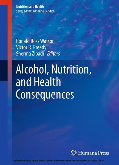 Alcohol, Nutrition, and Health Consequences main product photo