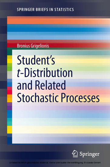 Student's t-Distribution and Related Stochastic Processes main product photo