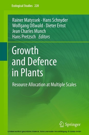 Growth and Defence in Plants main product photo