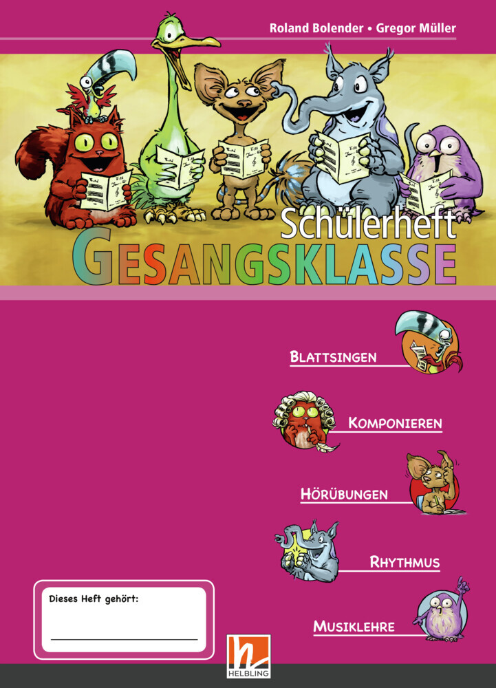 Leitfaden Gesangsklasse. Schülerheft main product photo