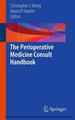 The Perioperative Medicine Consult Handbook
