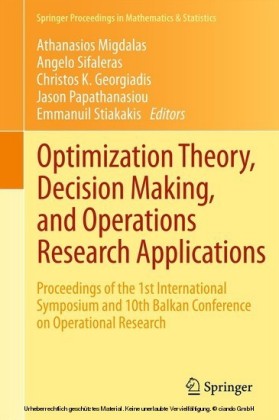 Optimization Theory, Decision Making, and Operations Research Applications