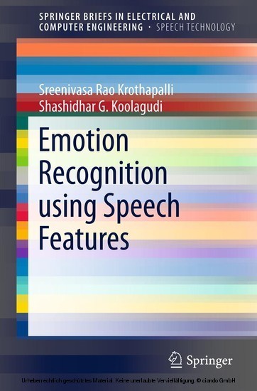 Emotion Recognition using Speech Features main product photo