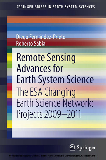 Remote Sensing Advances for Earth System Science main product photo