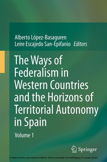 The Ways of Federalism in Western Countries and the Horizons of Territorial Autonomy in Spain main product photo