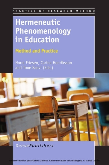 Hermeneutic Phenomenology in Education main product photo