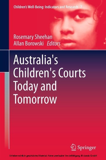 Australia's Children's Courts Today and Tomorrow main product photo