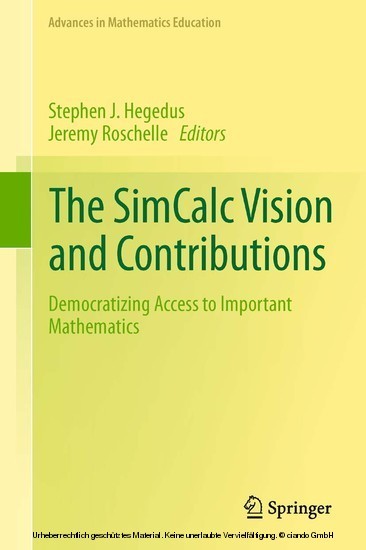 The SimCalc Vision and Contributions main product photo
