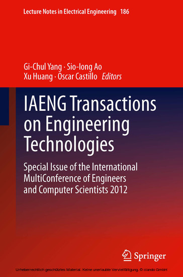 IAENG Transactions on Engineering Technologies main product photo