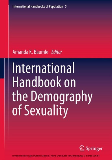 International Handbook on the Demography of Sexuality main product photo