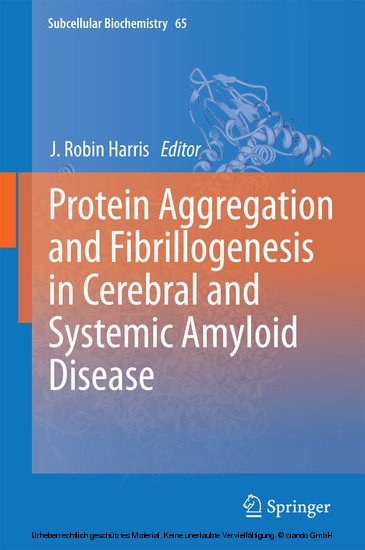 Protein Aggregation and Fibrillogenesis in Cerebral and Systemic Amyloid Disease main product photo