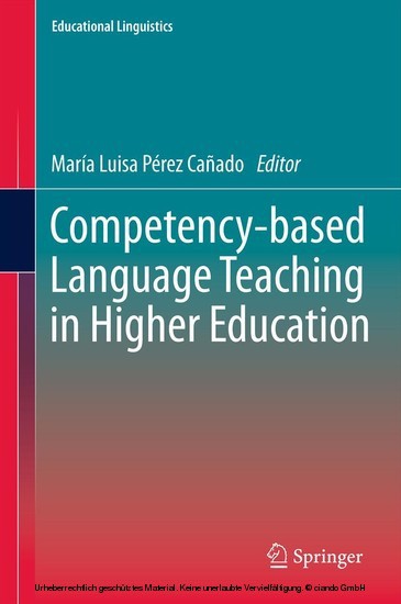 Competency-based Language Teaching in Higher Education main product photo